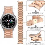 BEIZIYE Galaxy Watch 6 Uyumlu Kay (40mm)-Rose Gold