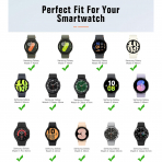 MoKo Galaxy Watch 6/Classic Uyumlu Kay�� (47/43/44/40mm)-Dark Blue