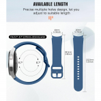 MoKo Galaxy Watch 6/Classic Uyumlu Kay�� (47/43/44/40mm)-Dark Blue
