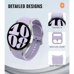 MoKo Galaxy Watch 6/Classic Uyumlu Kay�� (47/43/44/40mm)-Purple