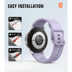 MoKo Galaxy Watch 6/Classic Uyumlu Kay�� (47/43/44/40mm)-Purple