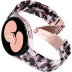 JOYOZY Galaxy Watch 6/Classic Uyumlu Kay (47/44/43/40mm)-Pink Gold