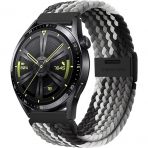 Mazoft Galaxy Watch 6/Classic Uyumlu Kay (47/44/43/40mm)-Black Grey