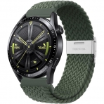 Mazoft Galaxy Watch 6/Classic Uyumlu Kay (47/44/43/40mm)-Dark Olive Green