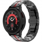FULLIFE Galaxy Watch 6/Classic Uyumlu Kay(47/43/44/40mm)-Black Red