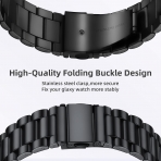 Lerobo Galaxy Watch 6/Classic Uyumlu Kay(47/43/44/40mm)-Black