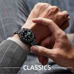 Lerobo Galaxy Watch 6/Classic Uyumlu Kay(47/43/44/40mm)-Black