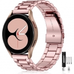 Lerobo Galaxy Watch 6/Classic Uyumlu Kay(47/43/44/40mm)-Rose Gold