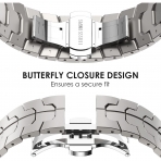 Fullife Galaxy Watch 6/Classic Uyumlu Kay (47/43/44/40mm)-Titanium