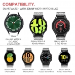 Fullife Galaxy Watch 6/Classic Uyumlu Kay (47/43/44/40mm)-Black-DT