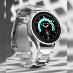Fullife Galaxy Watch 6/Classic Uyumlu Kay (47/43/44/40mm)-Silver-DT