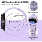 kytuwy Galaxy Watch 6 Classic Uyumlu Kay (43/47mm)-Light Purple