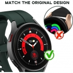 kytuwy Galaxy Watch 6 Classic Uyumlu Kay (43/47mm)-Official Green