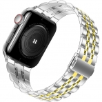iiteeology Apple Watch 8 Uyumlu Kay-Silver Gold