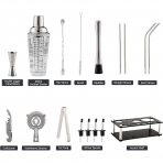 Ohuhu 17 Par�a Shaker & Kokteyl Seti