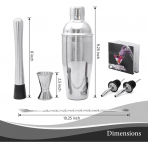 NeeSang 6 Par�a Shaker & Kokteyl Seti