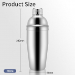 QRZLP 7 Par�a Shaker & Kokteyl Seti