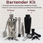 Generic 9 Par�a Shaker & Kokteyl Seti