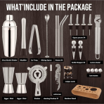 Multiflux 26 Par�a Shaker & Kokteyl Seti