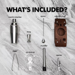 ThierryVuiton 9 Par�a Shaker & Kokteyl Seti