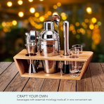 Mikasa 8 Par�a Shaker & Kokteyl Seti