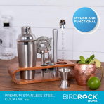 BIRDROCK HOME 10 Par�a Shaker & Kokteyl Seti
