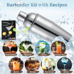 VONATES15 Par�a Shaker & Kokteyl Seti