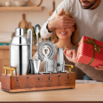 LUCKYGOOBO 12 Par�a Shaker & Kokteyl Seti