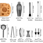 JMTnker 11 Par�a Shaker & Kokteyl Seti