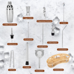 CTSAYCTL 19 Par�a Shaker & Kokteyl Seti