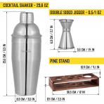 homia 13 Par�a Shaker & Kokteyl Seti