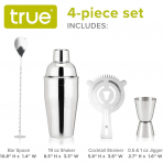 TRUE 4 Par�a Shaker & Kokteyl Seti