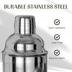 Mixology & Craft 15 Par�a Shaker & Kokteyl Seti