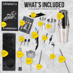 Nikleberry 20 Par�a Shaker & Kokteyl Seti