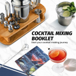 WOTTOR Bambu Cocktail Shaker Set (13 Para)