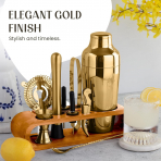 Mixology & Craft Cocktail Shaker Set (10 Para)