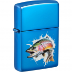 Zippo Parlak Mavi Z�playan Bal�k �akmak