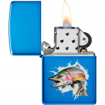 Zippo Parlak Mavi Z�playan Bal�k �akmak