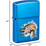 Zippo Parlak Mavi Z�playan Bal�k �akmak