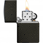 Zippo Geometrik �izgili �akmak