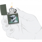 Zippo Mat Ye�il Kask Tasar�m �akmak