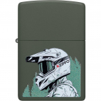 Zippo Mat Ye�il Kask Tasar�m �akmak