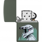 Zippo Mat Ye�il Kask Tasar�m �akmak