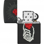 Zippo Dead Man's Hand Emblem R�zgar Ge�irmez �akmak
