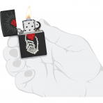 Zippo Dead Man's Hand Emblem R�zgar Ge�irmez �akmak