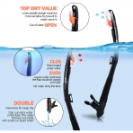 EXP VISION Pano 3 Yeti�kin Dal�� Maskesi ve Dry-Top �norkel Seti
