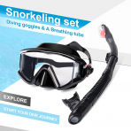 EXP VISION Pano 3 Yeti�kin Dal�� Maskesi ve Dry-Top �norkel Seti