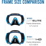 TUSA M-1003 Freedom Elite Tek Cam Dal�� Maskesi