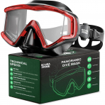 Scuba Prime Pano 3 �� Caml� Temperli Cam Panoramik Dal�� Maskesi