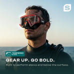Scuba Prime Pano 3 �� Caml� Temperli Cam Panoramik Dal�� Maskesi
